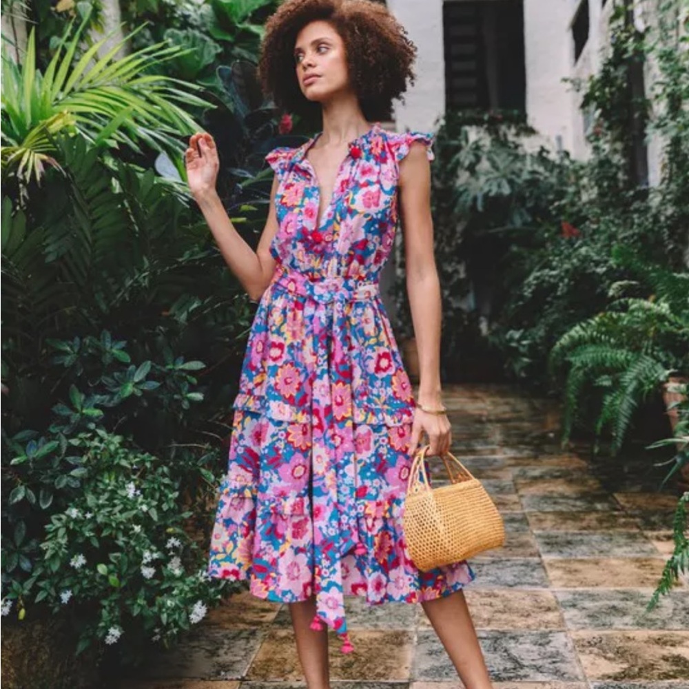 Figue Pippa Floral Dress Small